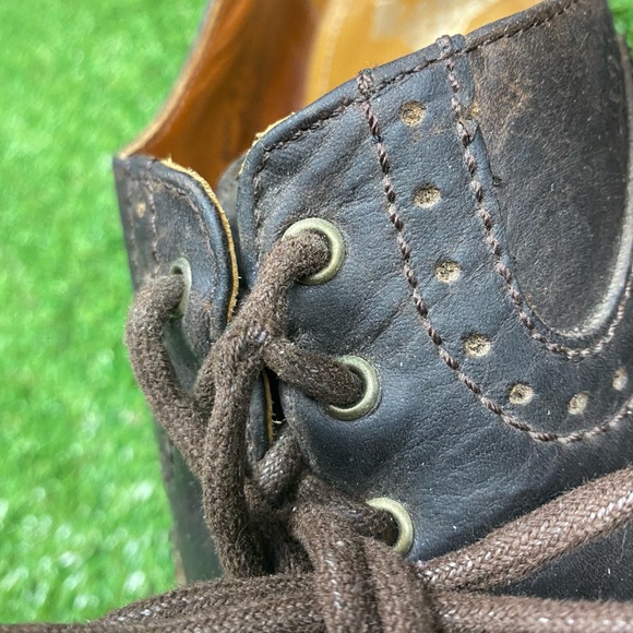 Worn Dr martens 8123 wing tip shoes size 9.5 men’s no box - Picture 5 of 11